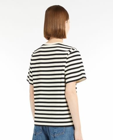  WEEKEND MAX MARA - Áo thun nữ cổ tròn tay ngắn Satrapo 