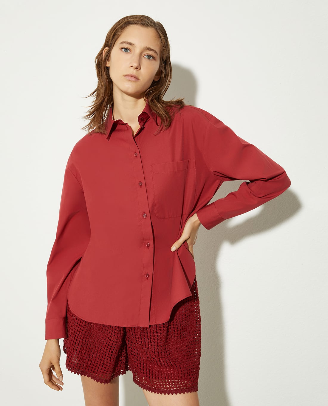 MAX&Co. - Áo sơ mi nữ cổ bẻ tay dài Bari