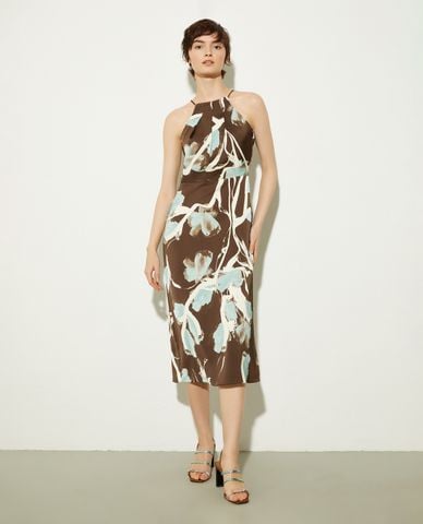  MAX&Co. - Đầm midi cổ yếm phom suông Nid 