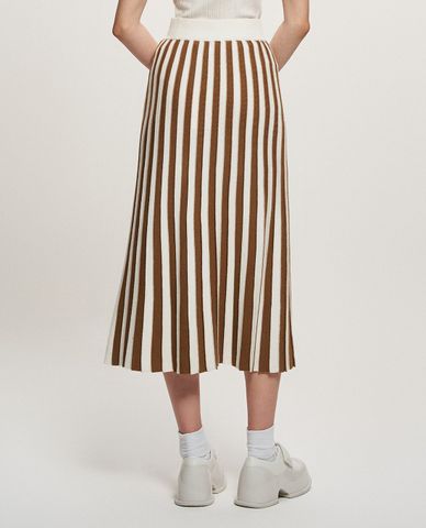  GIGI - Chân váy dệt kim midi lưng thun thời trang 