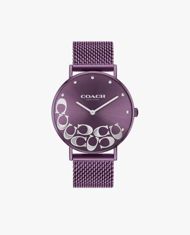  COACH - Đồng hồ nữ mặt tròn Perry 14503823 