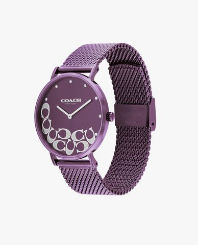  COACH - Đồng hồ nữ mặt tròn Perry 14503823 