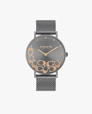  COACH - Đồng hồ nữ mặt tròn Perry 14503825 