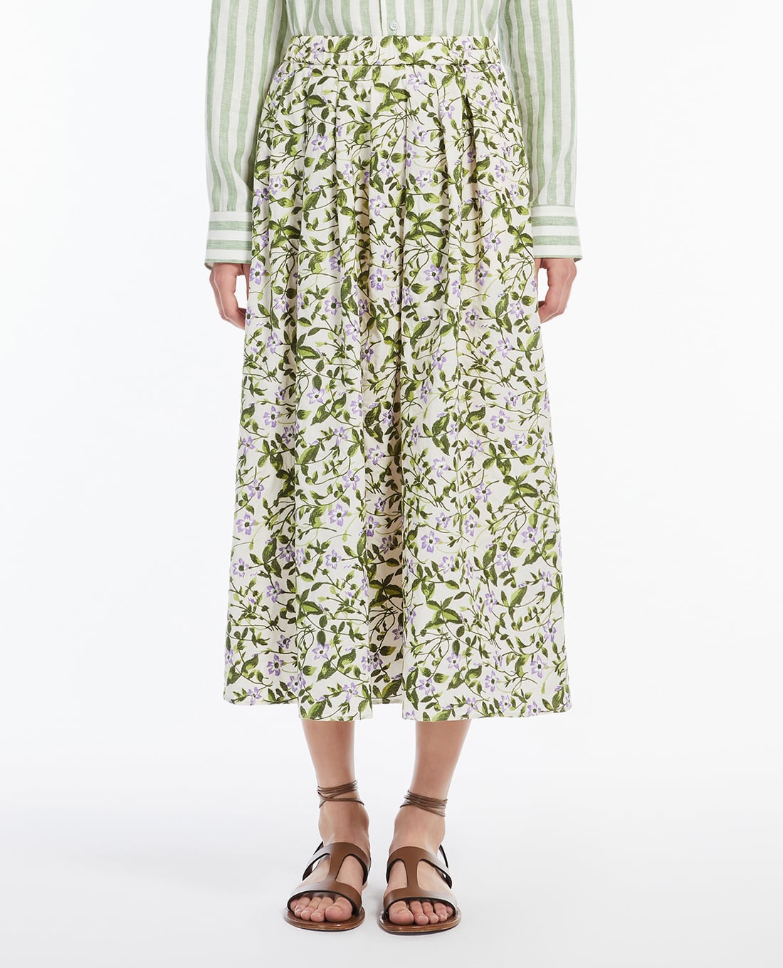 WEEKEND MAX MARA - Váy xếp li midi lưng thun Orme