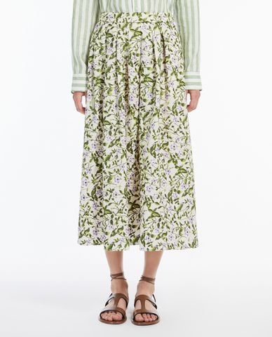  WEEKEND MAX MARA - Váy xếp li midi lưng thun Orme 