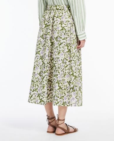  WEEKEND MAX MARA - Váy xếp li midi lưng thun Orme 