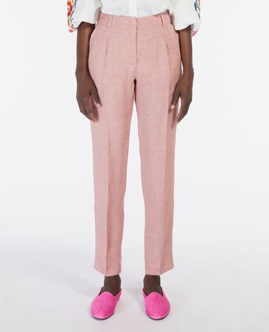  WEEKEND MAX MARA - Quần nữ ống đứng nhấn li Nobile 