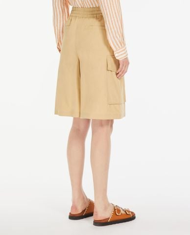  WEEKEND MAX MARA - Quần short ống đứng lưng thun Fida 