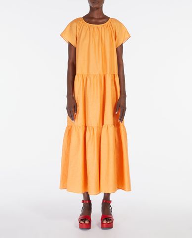  WEEKEND MAX MARA - Đầm midi ngắn tay cổ tròn dáng xòe Nembi 