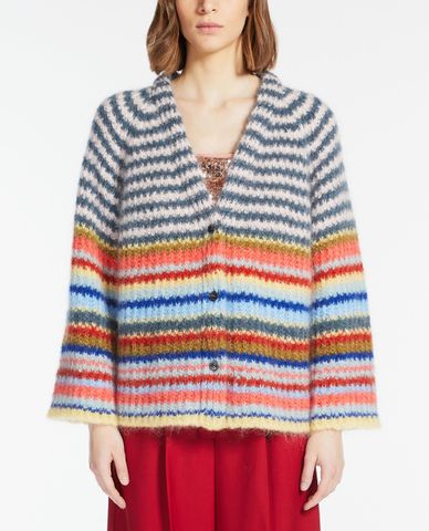  WEEKEND MAX MARA - Áo khoác cardigan nữ cổ V phom rộng Cosmos 