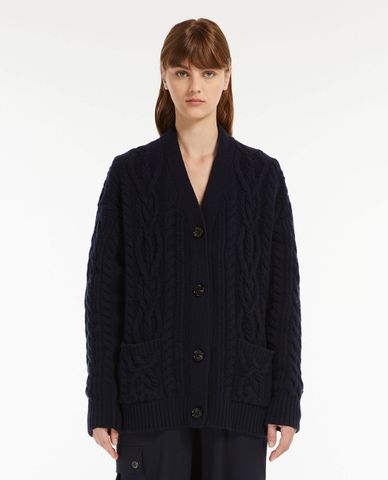  WEEKEND MAX MARA - Áo khoác cardigan nữ cổ V tay dài Sponda 