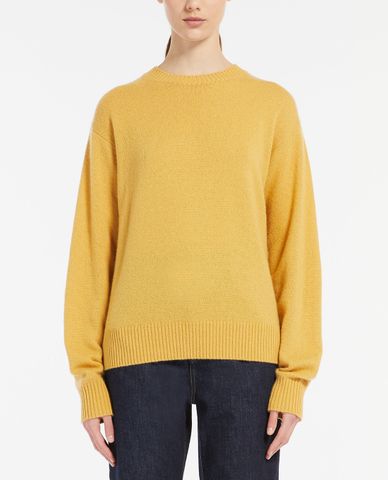  WEEKEND MAX MARA - Áo dệt kim nữ dệt kim cổ tròn dài tay Filtro 