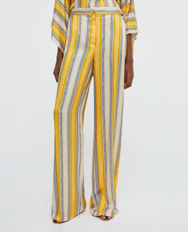  MAX&Co. - Quần ống rộng lưng thun phối sọc Blasy 