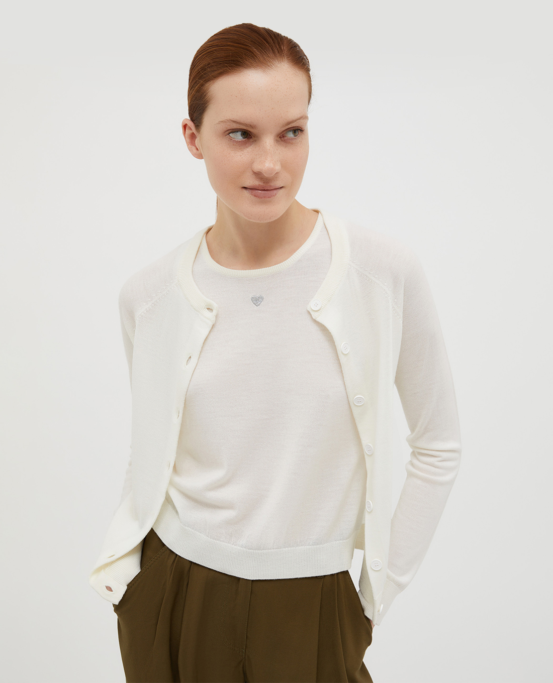 MAX&Co. - Áo khoác cardigan dệt kim dáng ngắn Calia