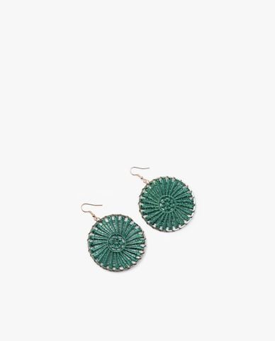  CECI - Khuyên tai nữ khoen tròn bện dây thời trang 