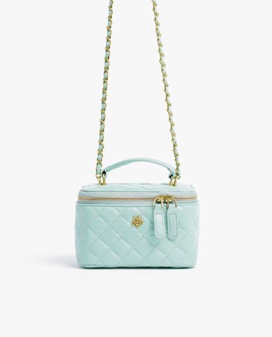  CECI - Túi đeo chéo nữ hình hộp chữ nhật chần bông sang trọng 