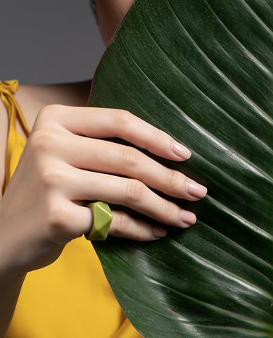  CECI - Nhẫn nữ kim loại bản to dạng hở thời trang 