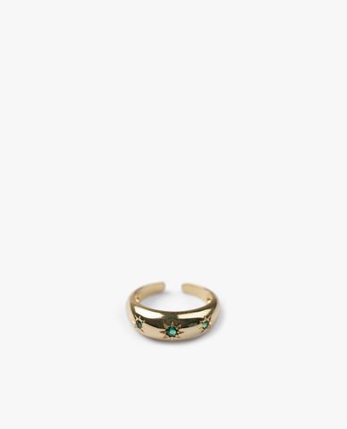  CECI - Nhẫn nữ dáng hở phối đính đá sang trọng 