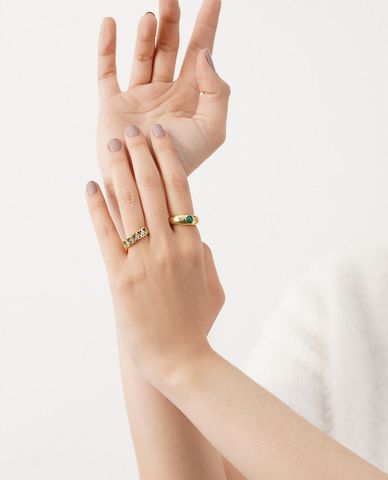  CECI - Nhẫn nữ dáng hở thiết kế hình trái tim độc đáo 