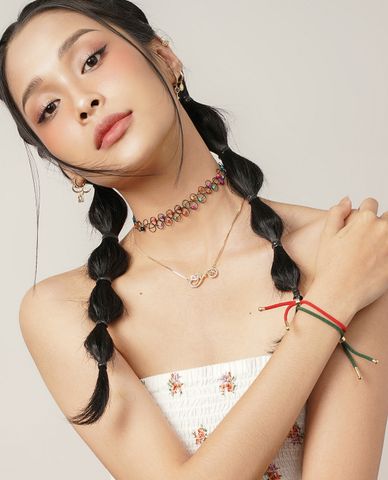  CECI - Vòng đeo tay nữ dây vải trẻ trung 