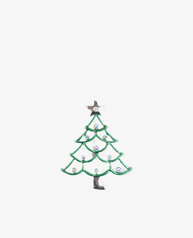  CECI - Ghim cài áo nữ hình cây thông đính đá sang trọng 