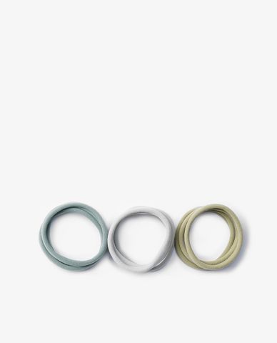  CECI - Set 3 dây buộc tóc nữ thun trơn cổ điển 