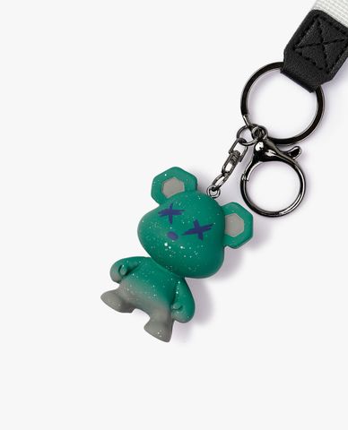  CECI - Móc khoá dây vải hình gấu nổi bật 