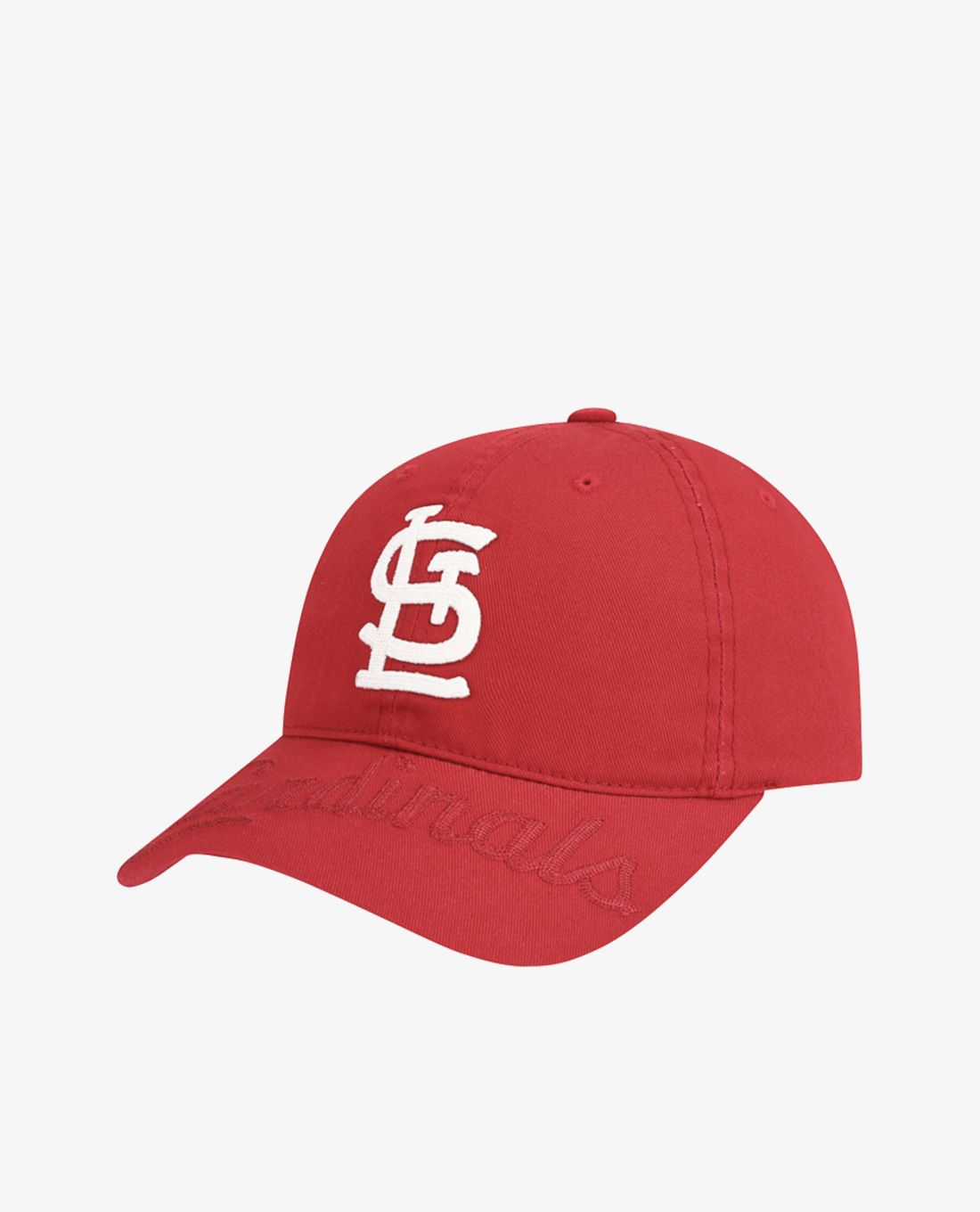 New Era MLB 39THIRTY St Louis Cardinals Hat Raised Script Flex Fit Red ML  Cap  eBay