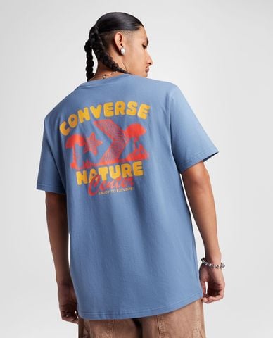  CONVERSE - Áo thun nam cổ tròn tay ngắn Nature Center 