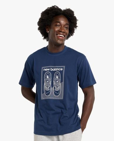  NEW BALANCE - Áo thun nam cổ tròn tay ngắn Relaxed 550 