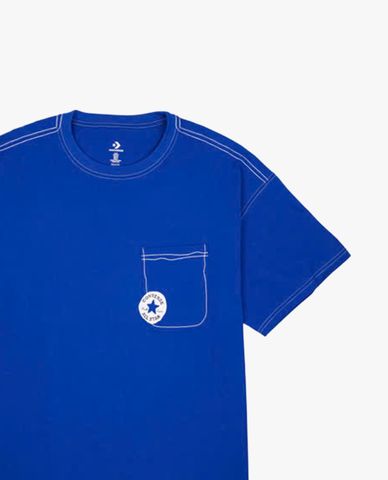  CONVERSE - Áo thun nam cổ tròn tay ngắn Sketch 