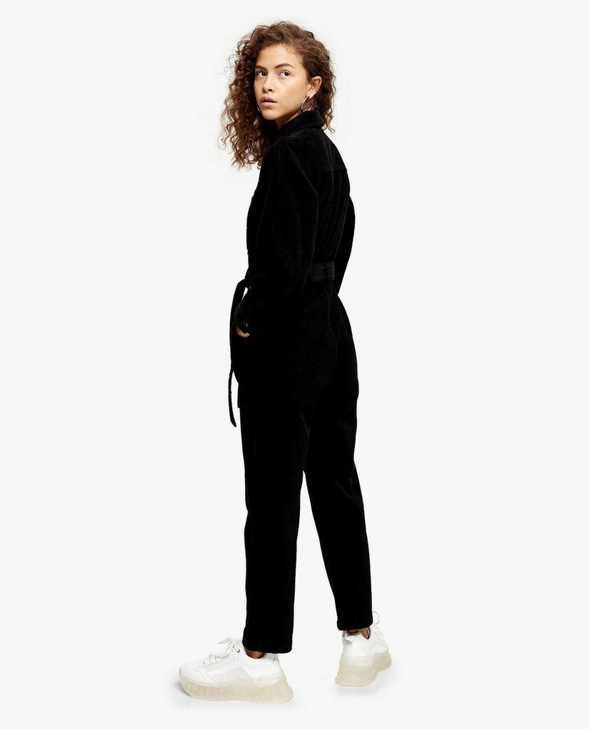 petite black boiler suit