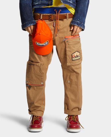  DSQUARED2 - Quần nam ống đứng phối túi hộp 