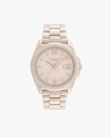  COACH - Đồng hồ nữ mặt tròn Greyson 14504065 