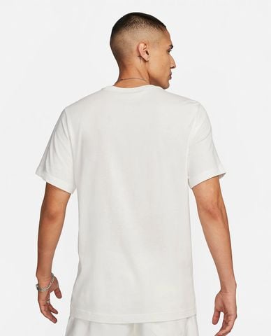  NIKE - Áo thun nam cổ tròn tay ngắn in họa tiết 