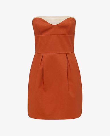  DSQUARED2 - Đầm body mini cúp ngực hở lưng thời trang 