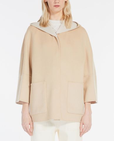  WEEKEND MAX MARA - Áo khoác nữ hai mặt tay lỡ phối mũ Grana 
