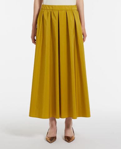  WEEKEND MAX MARA - Váy xếp li midi dáng chữ A lưng thun Egidio 