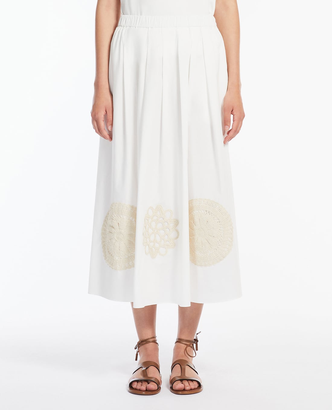 WEEKEND MAX MARA - Váy xếp li midi lưng thun Orme