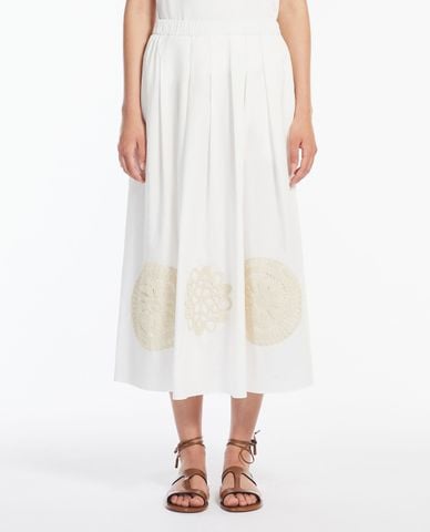  WEEKEND MAX MARA - Váy xếp li midi lưng thun Orme 