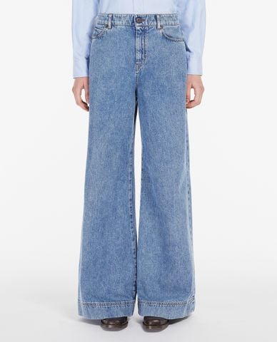  WEEKEND MAX MARA - Quần jeans ống rộng thời trang Vega 