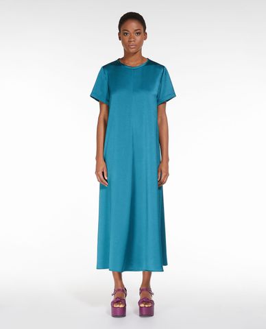  WEEKEND MAX MARA - Đầm midi cổ tròn tay ngắn Maga 