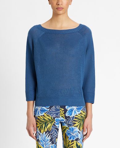  WEEKEND MAX MARA - Áo len nữ dài tay phom suông thời trang 