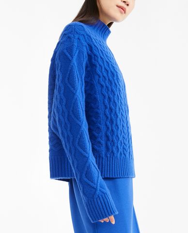  WEEKEND MAX MARA - Áo len nữ tay dài cổ cao thời trang 