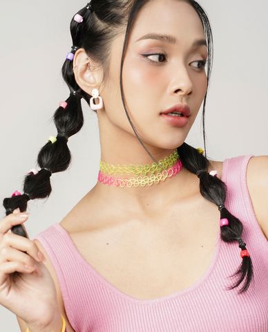  CECI - Khuyên tai nữ khoen vuông độc đáo 