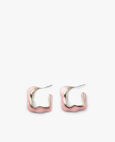  CECI - Khuyên tai nữ khoen vuông dáng hở thời trang 