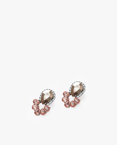  CECI - Khuyên tai nữ đính đá nổi bật 