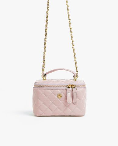  CECI - Túi đeo chéo nữ hình hộp chữ nhật chần bông sang trọng 