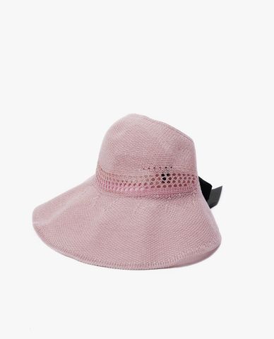  CECI - Nón rộng vành nữ hở chóp thắt nơ thời trang 