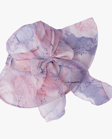  CECI - Nón rộng vành nữ hoạ tiết in hoa thanh lịch 